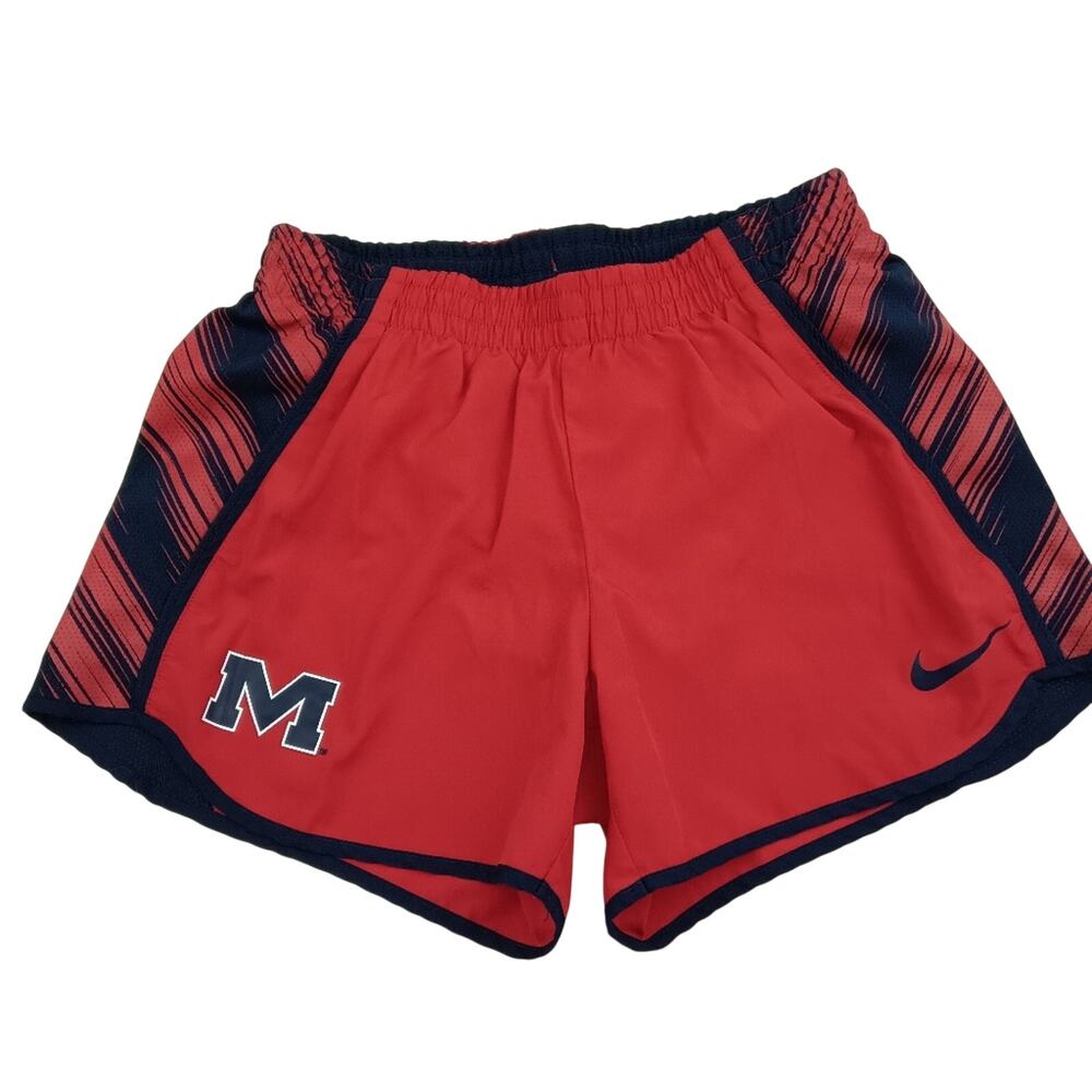 Nike Red and Black Dri-FIT Shorts XS